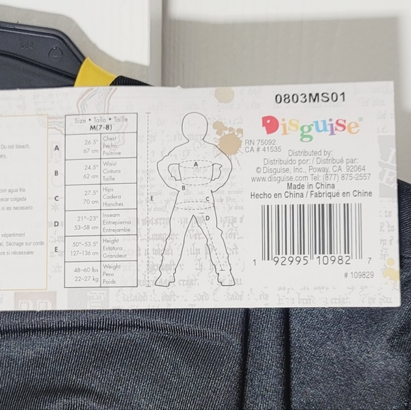 Wizarding World Harry Potter Hogwarts Child Costume One Size Fits Most Children - Picture 4 of 5